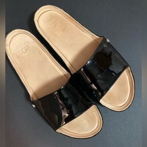 Ugg Jane Patent Black Slide